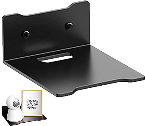 Stalf Support mural pour routeur universel - routeur - Étagère murale pour TV Box Router - Boîtes à câbles - Récepteur Hi-Fi - Lecteur DVD Blu-Ray - Accessoires TV