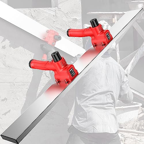 GBHJJ Power Screed Concrete Finishing Vibra Tool, 12,000Rpm 180cm / 6ft Blade Herramienta de Acabado de Superficie de hormigón, Motor vibratorio de Acabado de Cemento de solado inalámbrico eléctrico