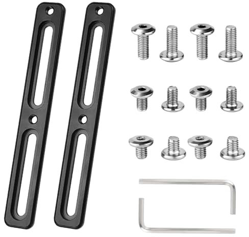 Flaschenhalter Adapter, 2 Stück Fahrrad Flaschenhalter Adapter, mit 12 Schrauben und 2 Schraubendrehe,für MTB, Rennrad, Mountainbike