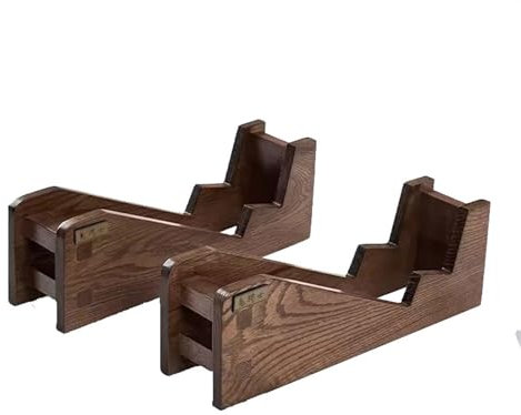 Lautsprecherregale, Audioständer Schwarzer Walnuss-Center-LautsprecherständerDesktop-HiFi-Audio-Center-StänderMassivholz-Audiophile-LautsprecherständerVerstärkerständer Audio-Lautsprecherstände, Büche