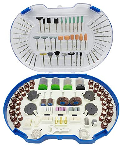 Rtauhife Kit de Accesorios para Herramientas de Esmerilado EléCtrico de 375 Piezas para Cortar, Esmerilar, Lijar, Afilar, Tallar y Pulir FáCilmente