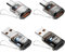 LUIRSAY 4 Stück USB C auf USB A Adapter 10 Gbps Typ A Aufladung Adapter für Computer/Laptops/U-Scheibe/Festplatte