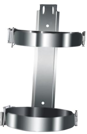 CLISPEED Estante Para Extintores De Pared Soporte Metálico De Hierro Para Coche Hogar y Tienda Soporte De Pared Para Extintor De Incendios