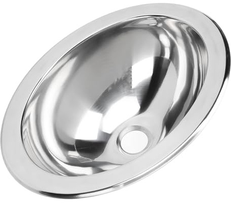 Generic Lavello per, 304 Acciaio Inossidabile 13.39x10.63x4.72in con Foro 40 Mm Smalto Piccolo Lavello per la Cucina per per il Bagno per Roulotte in Barca