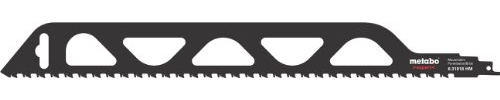 Metabo Säbelsägeblatt expert brick 455 x 1,5 mm, HM, 12,7 mm/ 2 TPI (631918000) Materialeignung: Mauerstein / Ziegelstein / Porenbeton / Zementverbundplatten / für Materialdicken < 365 mm