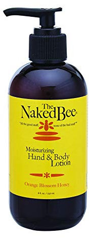 The Naked Bee Orange Honey Blossom Hand & Body Lotion Pump 8oz. Moisturising Body Cream. Body Moisturiser for Dry Skin. Body Lotion for Women. Dry Skin Moisturiser. Body Lotion for Dry Skin.
