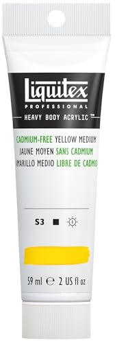 Liquitex Professional Acrylique Heavy Body 59 ml Jaune Moyen Sans Cadmium Série 3