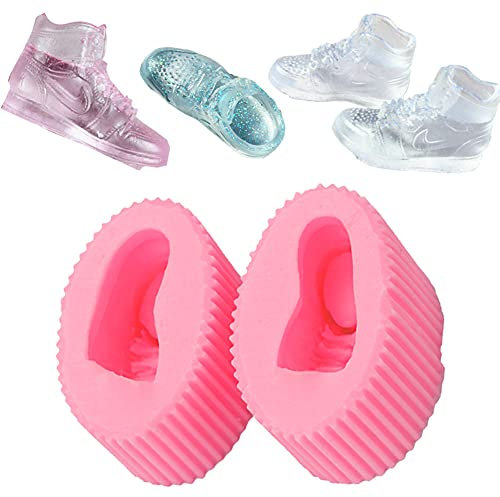 WonDerfulC Moule en silicone 3D en forme de chaussures de sport pour l'aromathérapie, plâtre, argile polymère, gelée, cupcake, sucette, outils de bricolage pour enfants, hommes, femmes
