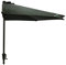 MaxxGarden Balkonschirm Ø 270 cm – Halbrund – Marktschirm - UV-Schutz bis – Gartenschirm – Terrassenschirm - ohne Ständer - für Garten, Balkon und Terrasse - Taupe