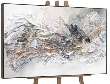 YS Quadri Dipinti a Mano «Eternità II» | Art Pittura su Tela per l’Interno | Dipinto a Mano