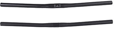 Fahrradlenker, Schwarz Aluminiumlegierung Fahrradlenker, für Fahrrad Fahrrad Rennrad Mountainbike(Gerader Griff)