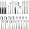 Velaze Cutlery Set for 4 People, 24-Piece Stainless Steel Flatware Set, Tableware Silverware Set with Spoon Knife and Fork Set,Mirror Polished,Dishwasher Safe