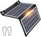 Jadeshay Panel Solar 10W Cargador Solar Portátil Impermeable Placa Solar Plegable, Al Aire Libre Panel Solar Plegable 2 Puertos USB para Teléfono Inteligente, Móviles Tableta, Camping