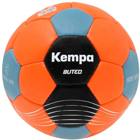 Kempa Buteo Adult Handball Ball, Orange/Blue, 2 -