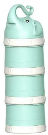 Dispenser Di Latte In Polvere Dosatore Del Latte, Elefante Dosatore Del Bambino Dispenser In Polvere Contenitore Preparazione Per Il Bambino Impilabile, Scatola Dosatrice Latte In Polvere Dispenser