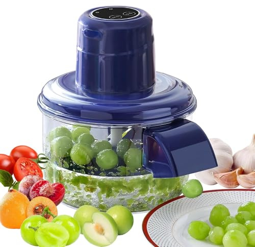 Elektrische Traubenschälmaschine - Recahrgeable Automatische Schälmaschine, Für Kleine Früchte Und Tomaten, Obstschäler Knoblauchschälmaschine Kartoffelschäler, Ideal Für Picknick & Haushalt​