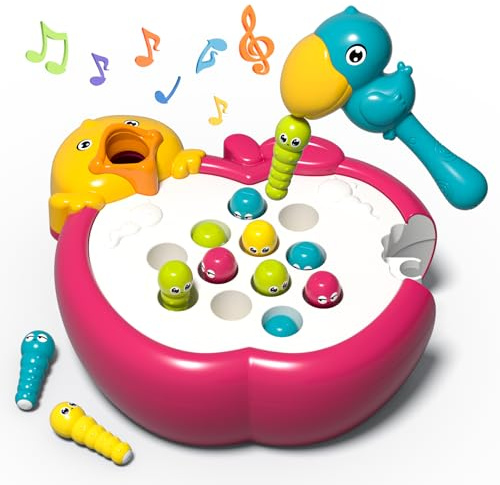 Imagibox Magnetic Bird Toy Woodpecker Worm Feeding Game, Fine Motor Skills Montessori Toy for Toddlers 2-4 Years Olds, Sensory Educational Learning Toy, Boys and Girls Birthday Gifts