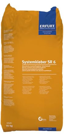 ERFURT KlimaTec SR6 PRO Systemkleber mineralischer Pulverklebstoff 15kg Spezialkleber Zementgrau für Dämmplatten