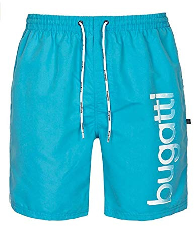 Bugatti - Herren Badeshort in Marineblau, türkis oder schwarz, Malibu Blue (Modell: 2019), 4XL