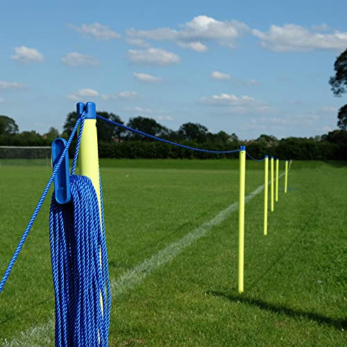 The Soccer Store Football Crowd Barrier (60m or 120m) - Respect Barrier for Football. Football Respect Barrier Kit for Crowds. Sports Crowd Control Barriers with Carry Bag Included.