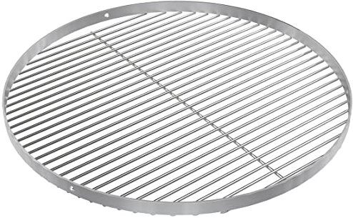 GriHero Parrilla redonda de acero inoxidable de 80 cm de diámetro, parrilla giratoria, rejilla de calentamiento para barbacoas de tres patas, cuencos para hogueras, barbacoas o para construir uno