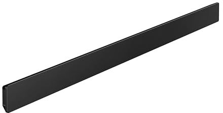 hansgrohe WallStoris - Wandstange 50cm, Badezimmeraufbewahrung, Befestigungsleiste für Aufbewahrungssystem zum kleben oder bohren, Badezimmer Zubehör, Mattschwarz, 27902670