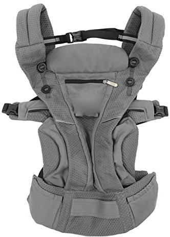 Baby-Rückentrage, Out-of-Face Soft All Carry Position Ergonomische Tasche Babysitz-Tragetasche 4 in 1 für den Außenbereich (Dunkelgrau)