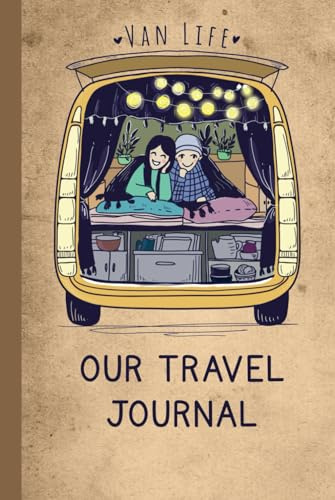 Camping Journal RV Travel Logbook, 120-Page Camping Log Book for Motorhomes Tracks Campground Information, Amenities, Ease of Access - Van Life and ... Must Have Accessories for RV Owners (6” x 9”)