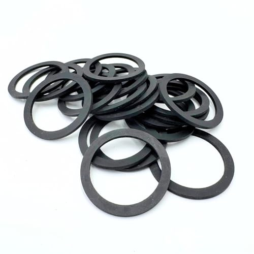KKMSEALS Flachdichtung Gummi EPDM 2 - Dichtungsringe Set von 5 Stk.