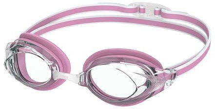 Speedo Damen Vanquisher 3.0 Schwimmbrille | Schwimmen | Verbesserte Sicht Schwimmbrille, Funny Pink, Einheitsgröße
