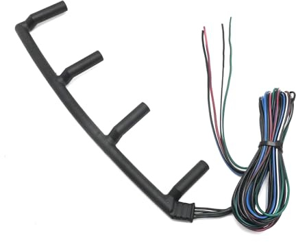 Ollanoos 038971782C Glow Plug Wiring Harness Set, Car Heating Glow Plug Wiring Harness Set Replacement for Audi A3 2001-2003 Replacement for VW Golf Sharan Transporter 2003-2010 Jetta 1999-2005