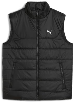 PUMA Unisex Kinder Padded Vest Mantel, Puma Schwarz, 140 EU