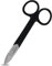 ASM® Toe Nail Scissors Ingrown Toenail Treatment - Heavy Duty Stainless Steel Beauty Cuticle Scissor for Fingernails, Nose, Beard & Eyebrow Scissors - Perfect Gifts for Women & Men (Black)