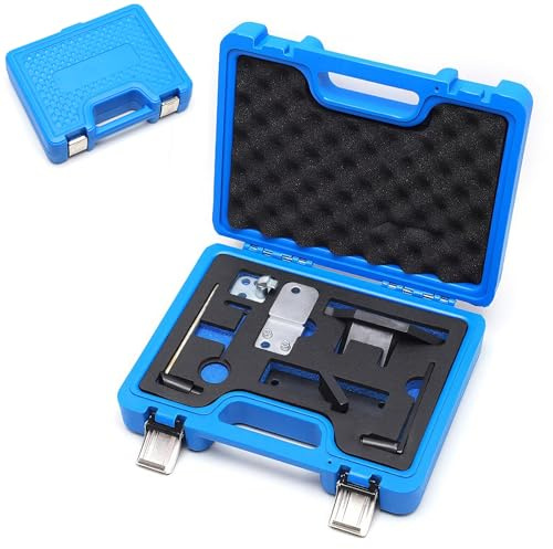 TINMAGI Strumento di Regolazione del Motore, Kit Strumenti per Fasatura Motore, Cinghia Dentata Compatibile per Citroen, Peugeot, Opel, 1.2 Vti (VVT)/GDI PureTech Benzina, 109-2C, 109-2D, 0109-2B