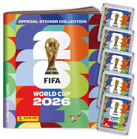 Fifa World Cup 2026™ Official Sticker Collection - Starter Set Pack Panini [Album + 5 Bustine]