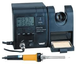 MKC WS-937 Stazione Saldante Dissaldante con Display, Saldatore a Stagno Professionale con Temperatura Regolabile 150-450 gradi, Saldatore Stagno di Potenza 50 Watt, Stagno Saldatura