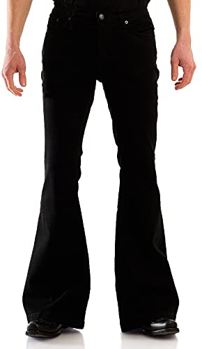 Comycom Jeans utsvängda byxor svart, svart, 36W x 32L