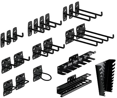Set de croch.porte-outils p.parois 22pcs Kraftwerk