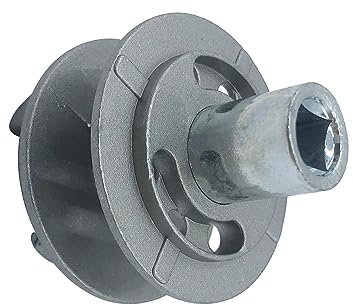 F Fityle Terrassenschirm-Zubehör, Regenschirm-Ersatzteile, Edelstahl-Sonnenschirm, verstellbar, Ersatzteile, Schirmaufsatz für Terrassentisch, 1 Set