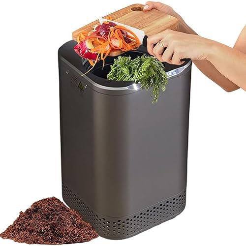 CGLYYDS Machine De Compost De Déchets Intelligents, Déchets Alimentaires à Une Touche Rapide 3-8h Turn en Compost, 80% De Réduction du Bac De Compost Alimentaire