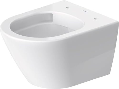 Duravit D-Neo WC suspendu Compact, chasse deau basse, 370x480x400mm, rimless, 2588092000, Couleur: blanc