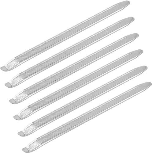 HEIYUET 6 pezzi 30 cm di ferro di montaggio, leva di montaggio, leva di montaggio pneumatici in acciaio al manganese, leva per pneumatici per bicicletta, auto, moto