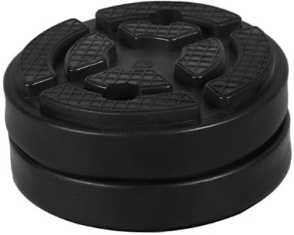 Cabilock 2piezas Almohadilla De Goma Redonda para Gato De Piso Almohadillas Hidráulicas para Gato Soporte Estabilizador De para Remolque