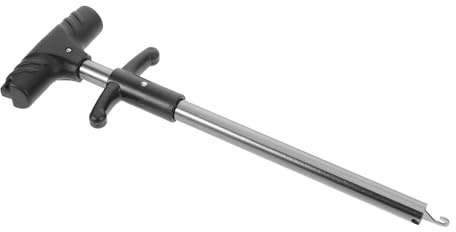 iplusmile Outil de Dégorgeoir T en Alliage Aluminium et Acier Inoxydable 304 pour Pêche en Extérieur, Sécurité et Précision pour Retirer Hameçons Positionnement Exact