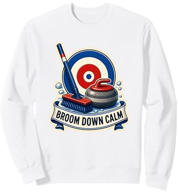 BROOM DOWN CALM Curling Sweatshirt