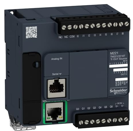 Schneider Electric TM221CE16T Controlador M221 16 E/S Transistor Pnp Ethernet