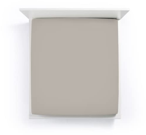 Formesse Bella Donna Premium Spannbetttuch Platin, 120x200-130x220 cm