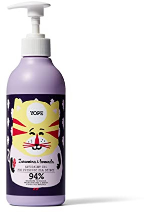 YOPE Natural shower gel for kids Cranberry and Lavender | Gentle | Moisturizing and Nourishing | Cranberry and Lavender extract |ingredients of natural origin | 400ml