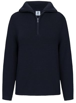HANSEHELD Damen Troyer Wolle - Marine-Blau 38