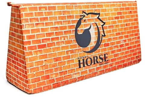 KHT ARIA SHOP | Hobby Horse | Steckenpferd Hindernis | Hindernis für Stick Horse | Ziegelmuster (Schaumhindernis)